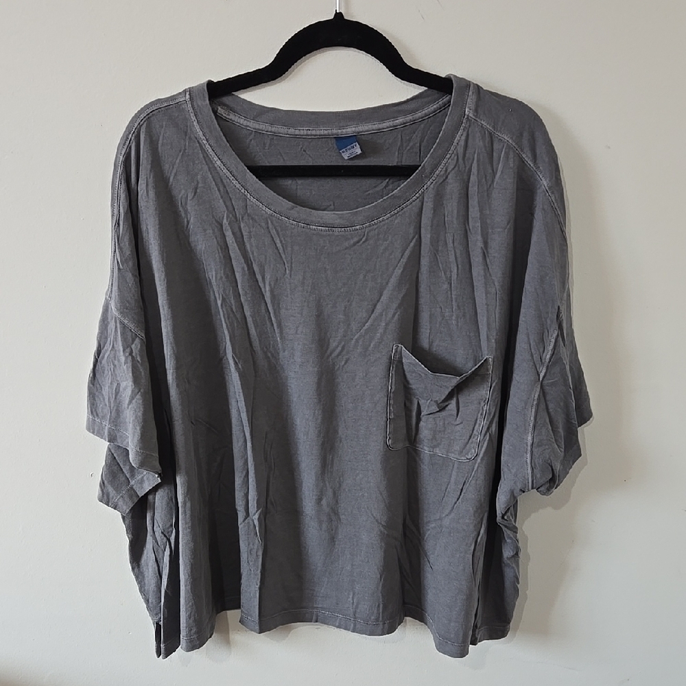Old Navy Gray Crop Top
